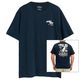 s.Oliver XXL T-Shirt navy maritimer Rückenprint