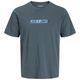 Jack&Jones Übergrößen T-Shirt graublau JJMUNK Jack&Jones Übergrößen T-Shirt graublau JJMUNK