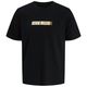 Jack&Jones Übergrößen T-Shirt schwarz JJMUNK Jack&Jones Übergrößen T-Shirt schwarz JJMUNK