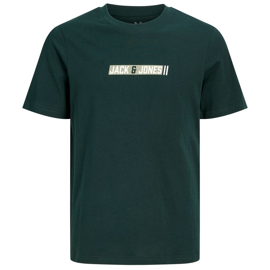 Jack&Jones Übergrößen T-Shirt dunkelgrün JJMUNK
