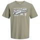 Jack&Jones Übergrößen T-Shirt khaki Print JJELOGO Jack&Jones Übergrößen T-Shirt khaki Print JJELOGO