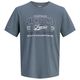Jack&Jones Übergrößen T-Shirt dunkelgrau JJELOGO