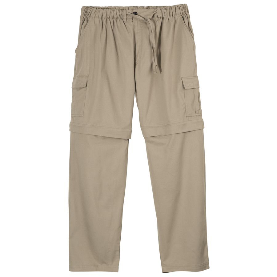Abraxas XXL Zipp-off Cargo-Hose mit Gummibund sand