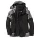Marc & Mark XXL Winterjacke Basel schwarz-grau