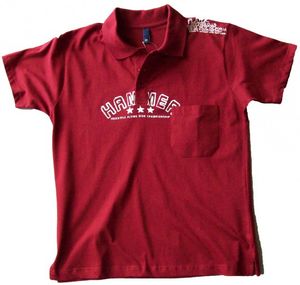 Poloshirt Herren rot DAVE´S Übergrößen 