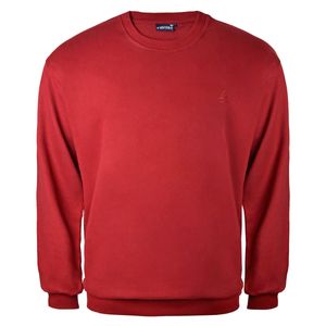 Lucky Star Basic Sweatshirt rot Übergröße