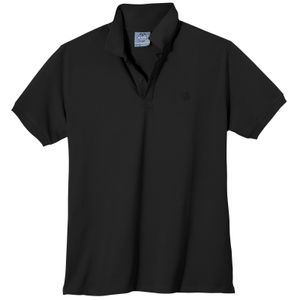 Ahorn Sportswear Basic Poloshirt Übergröße schwarz