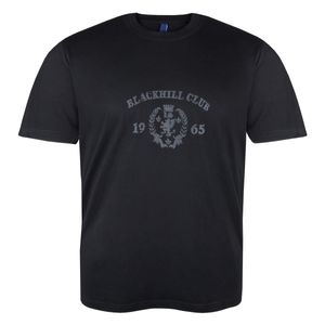 Dave`s T-Shirt in schwarz - Modell: Blackhill Club Übergröße