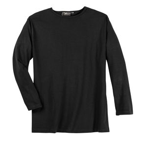 Replika by Allsize Basic Longsleeve schwarz Übergröße