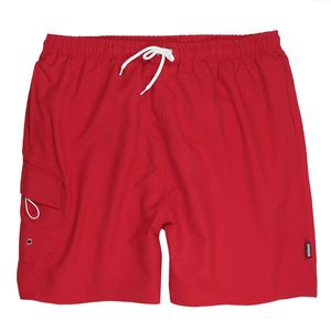 Adamo Bade-Bermuda Bali in rot Übergröße