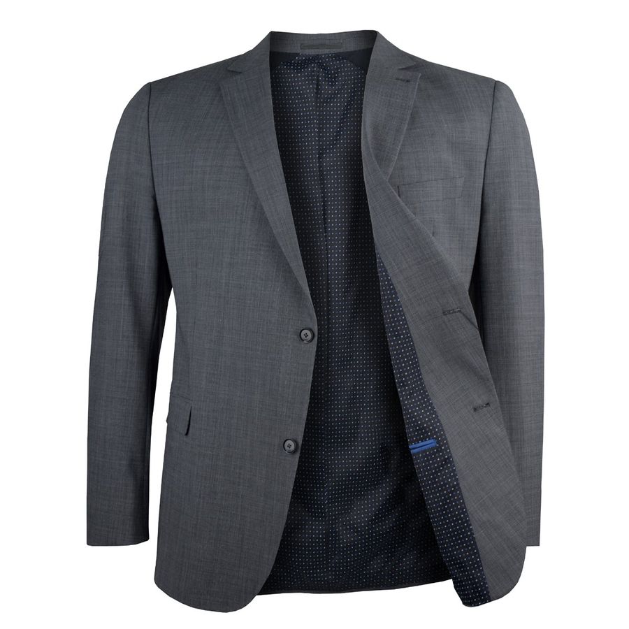 XXL Gebr. Weis modisches Sakko grau Stretch-Anteil