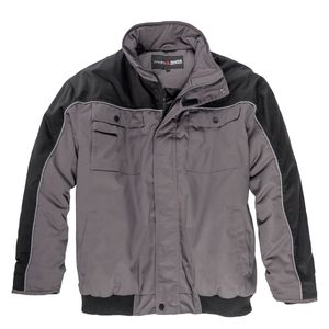 Marc&Mark Bomber-Arbeitsjacke XXL anthrazit-schwarz