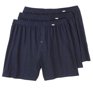 Adamo Übergrößen Boxershorts dunkelblau 3er-Pack James