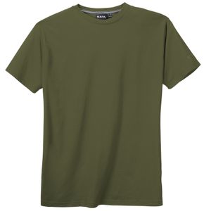 North Latitude Basic T-Shirt olivgrün Übergröße