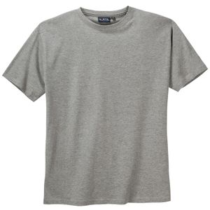 North Latitude Basic T-Shirt grau melange Übergröße