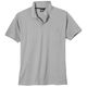 North Latitude Poloshirt grau melange Übergröße