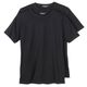 Doppelpack T-Shirt Herren Kitaro Übergröße schwarz