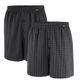 Boxershorts Übergröße 2er Pack Dean anthrazit Adamo