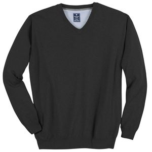 XXL Redmond V-Neck Pullover schwarz