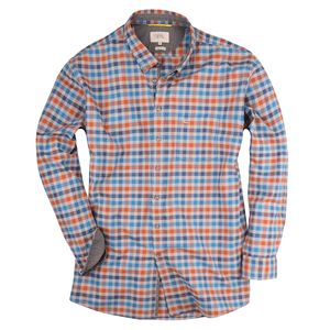 XXL Langarmhemd kariert petrol-orange Camel Active 