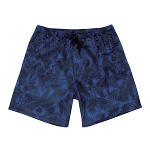 Abraxas XXL Badeshorts Jim blau Druck Palmen