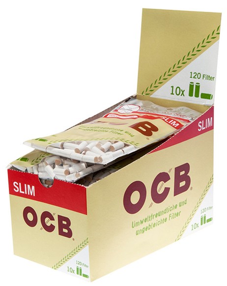 120 Stk. OCB BIO Filter Tips SLIM 120 Stk. OCB BIO Filter Tips SLIM