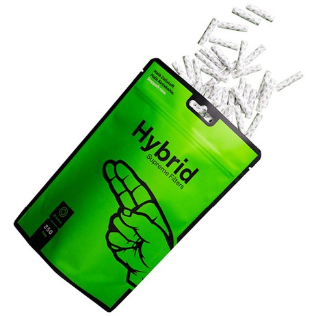 250 Stk. Hybrid Supreme Filters AKTIVKOHLEFILTER 6,4mm EXTRA-SLIM 250 Stk. Hybrid Supreme Filters AKTIVKOHLEFILTER 6,4mm EXTRA-SLIM