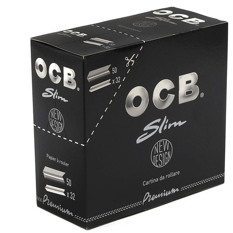 50 × OCB PREMIUM King Size Papers Black Schwarz Zigarettenpapier 32 Blatt 109×44mm 50 × OCB PREMIUM King Size Papers Black Schwarz Zigarettenpapier 32 Blatt 109×44mm