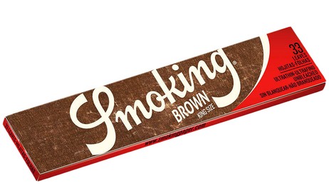 50 × SMOKING BROWN Braun UNGEBLEICHT King Size Papers 50 × 33 Blatt Zigarettenpapier 110×44mm 50 × SMOKING BROWN Braun UNGEBLEICHT King Size Papers 50 × 33 Blatt Zigarettenpapier 110×44mm