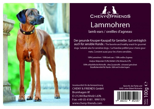 Fleisch-Delikatessen: Lammohren