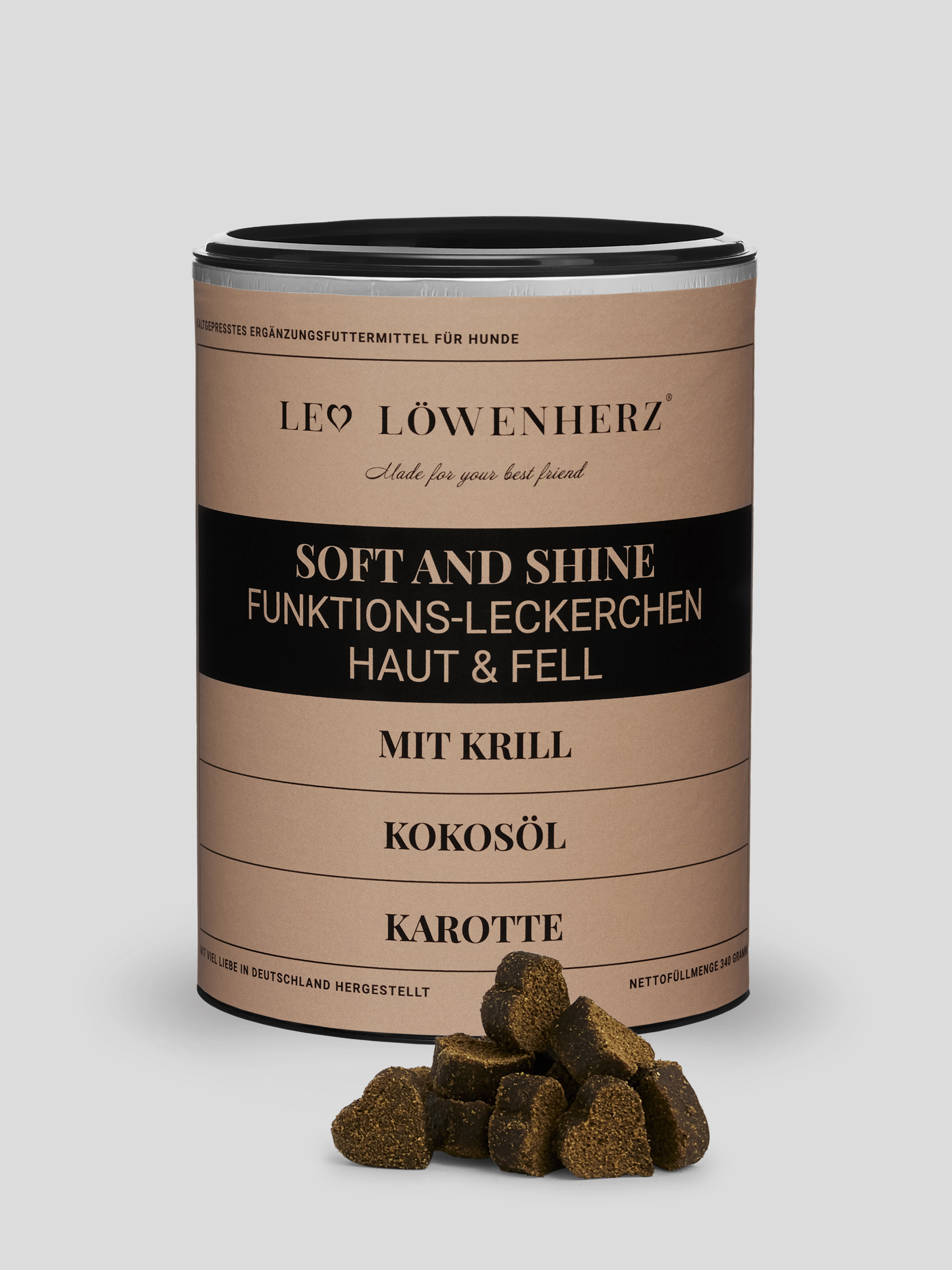 Leo Löwenherz - Soft and Shine - Fellpflege-Leckerli