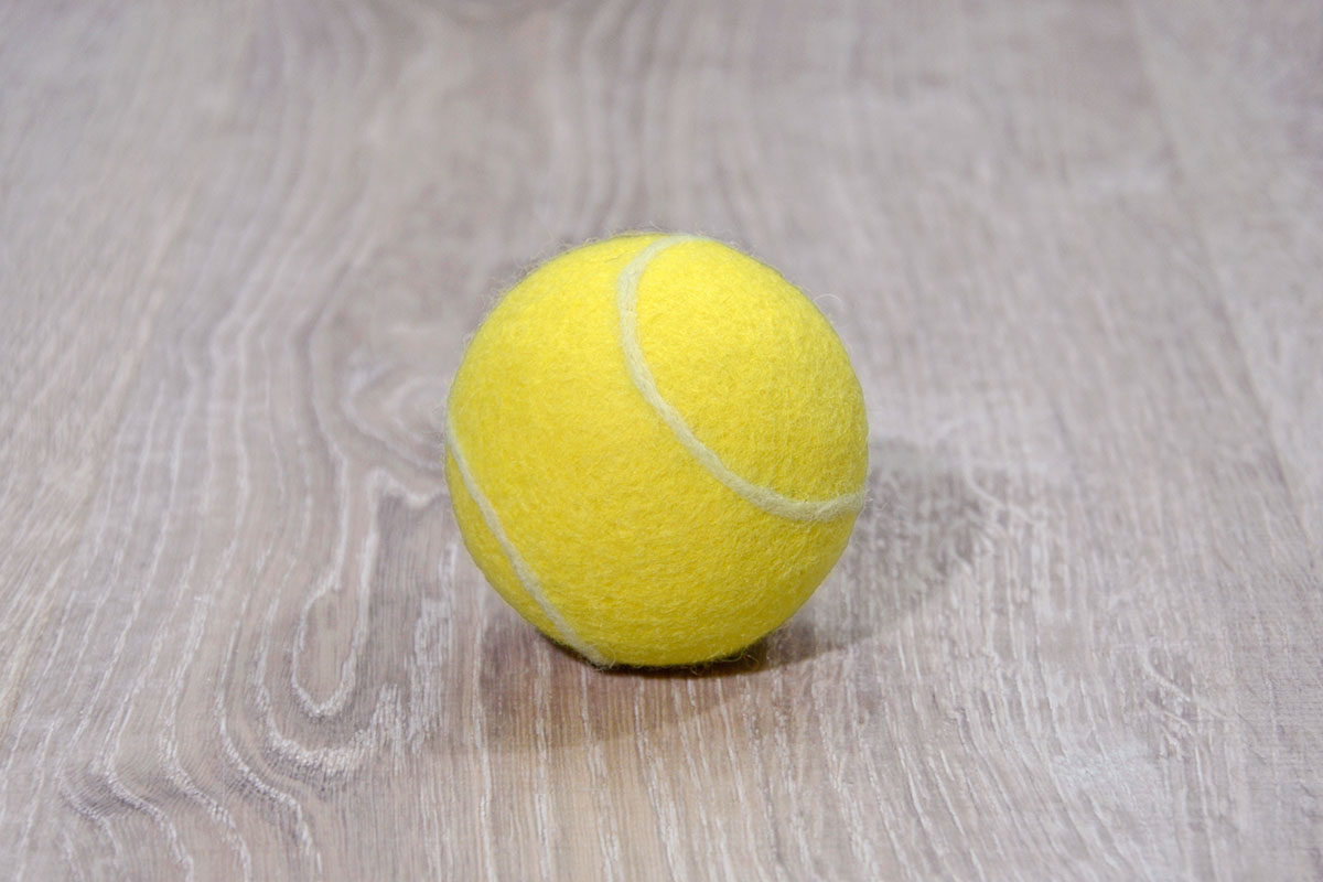Tennisball aus Filz