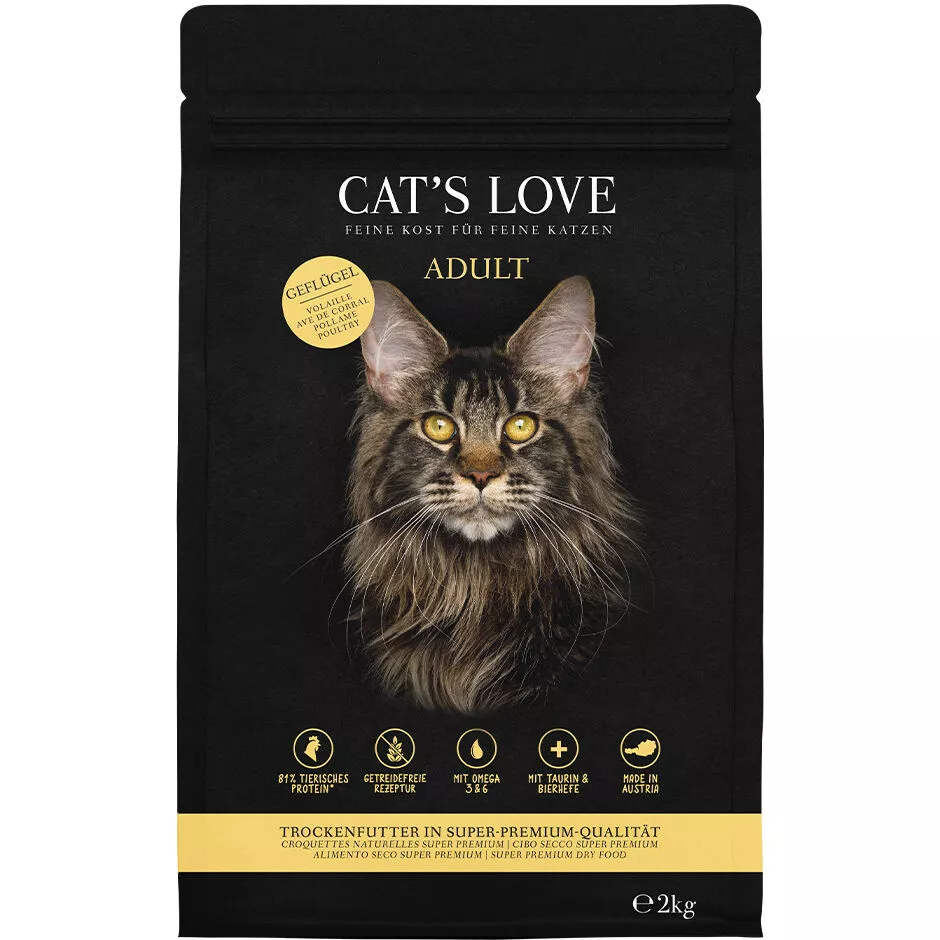 CAT'S LOVE Trockenfutter Geflügel