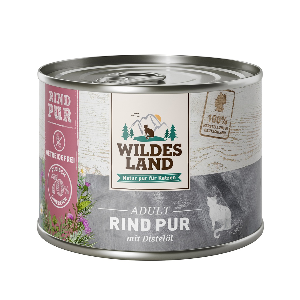 Wildes Land Rind pur