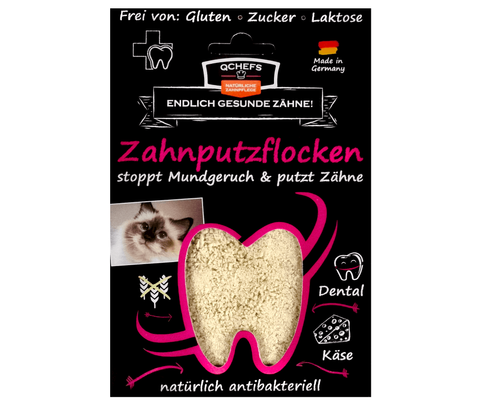 Zahnputzflocken Katze