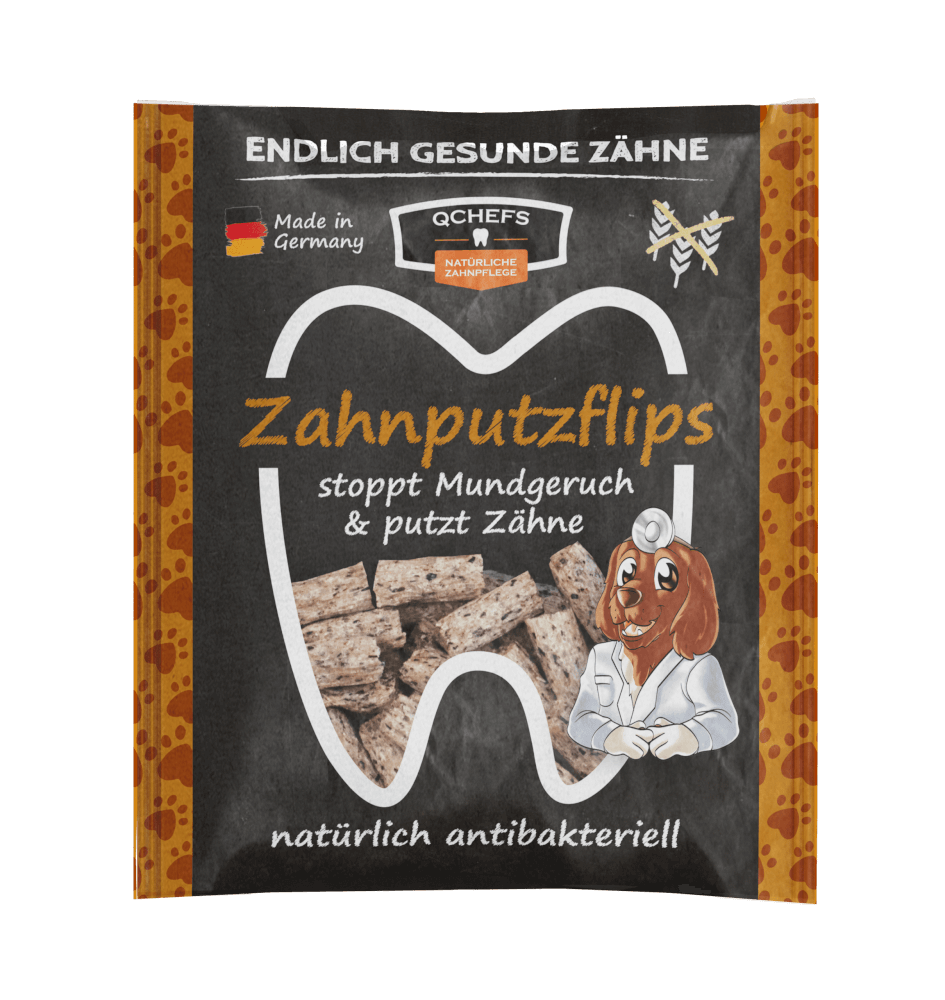 Zahnputzflips für kleine Hunde Zahnputzflips für kleine Hunde