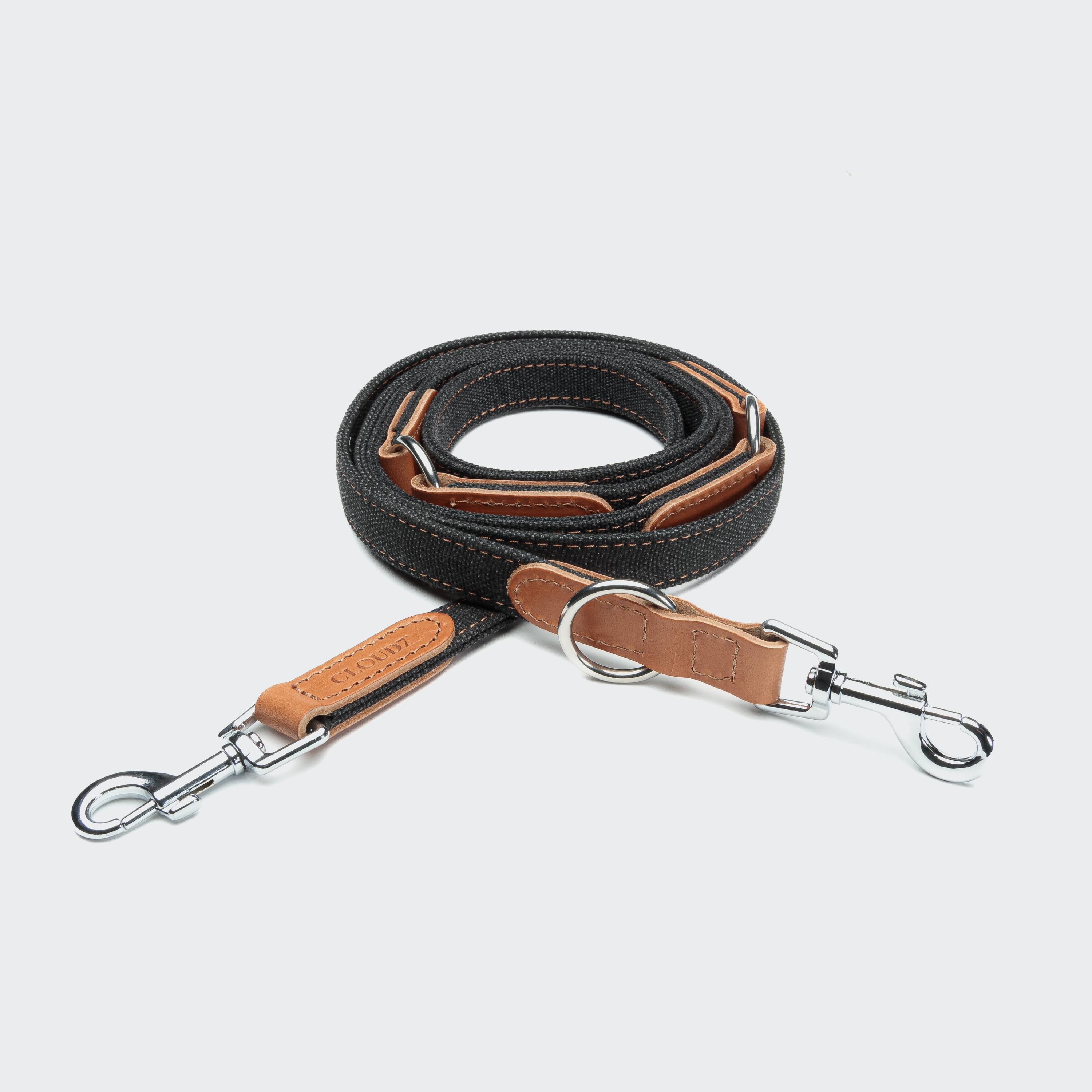 Cloud 7 Leine Tivoli Black-Cognac