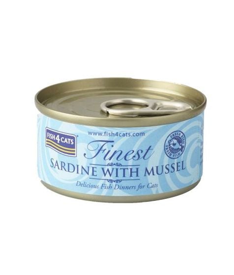 Fish4cats Sardine mit Muschel