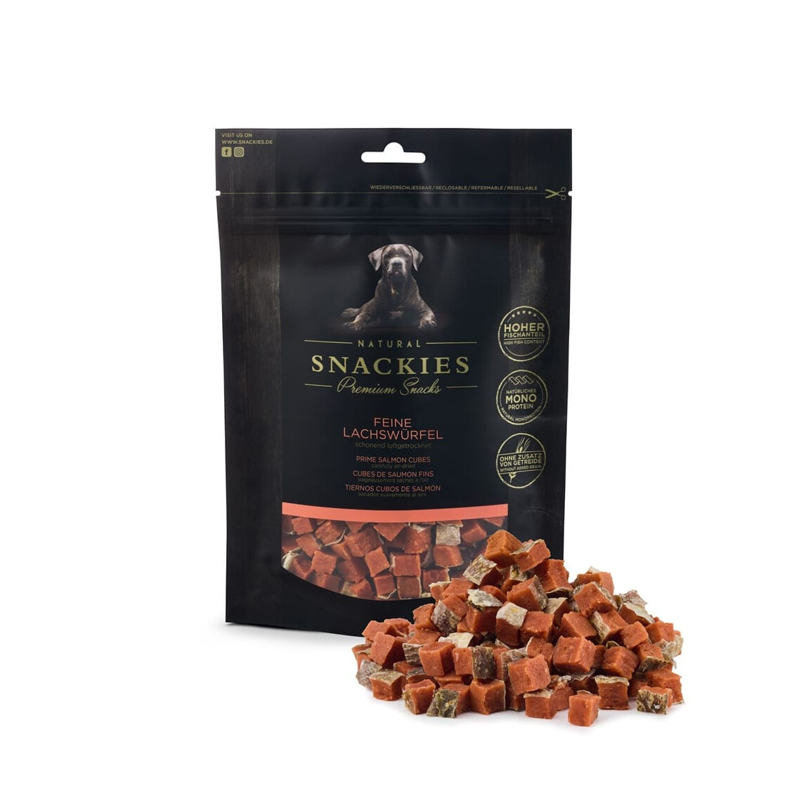 Snackies: Feine Lachswürfel