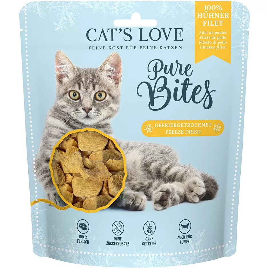 CAT'S LOVE: Pure Bites Hühnerfilet 40g