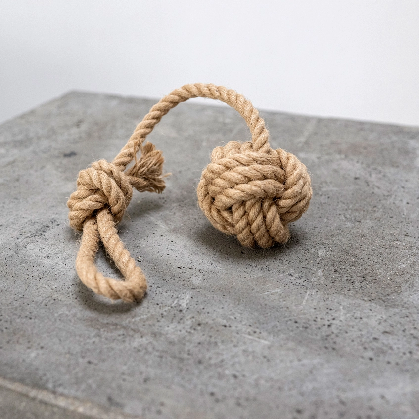 Spielzeug Hanfseil Schleuderball