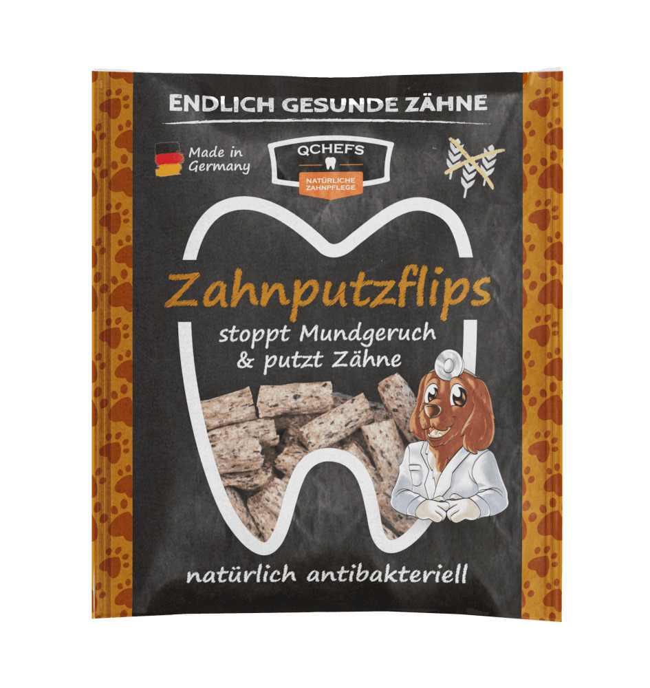 Zahnputzflips - für kleine Hunde