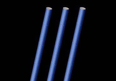 Strohalme Blau