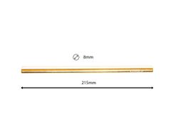 Edelstahl-Trinkhalme Gold Edelstahl-Trinkhalme Gold