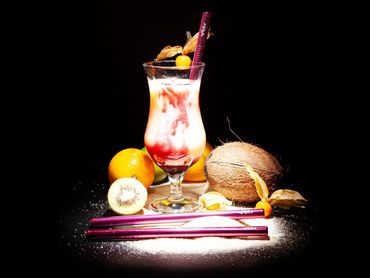 Edelstahl-Trinkhalme Pink