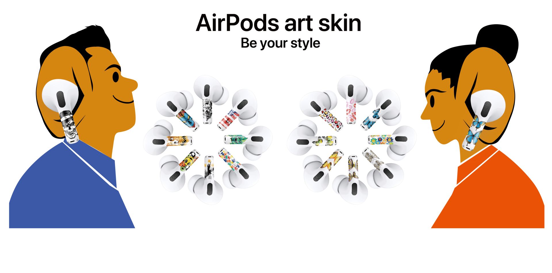 RockMax AirPods Art Skin