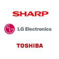 Sharp-LG-Toshiba