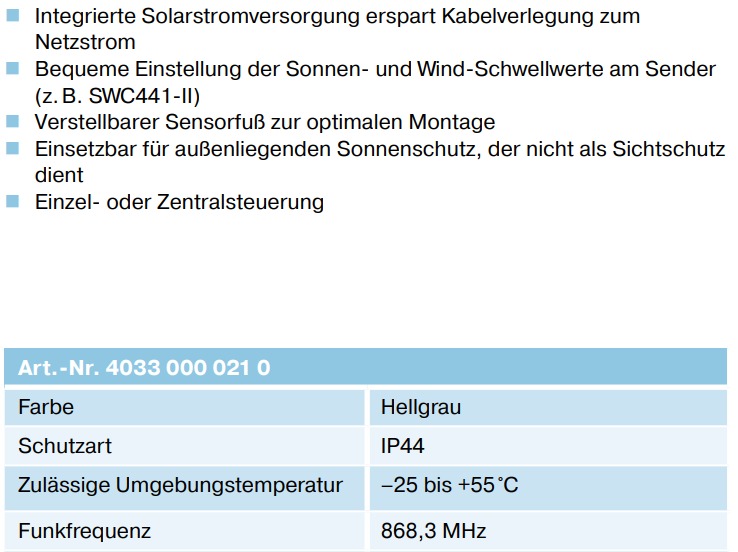 sc861 technische daten