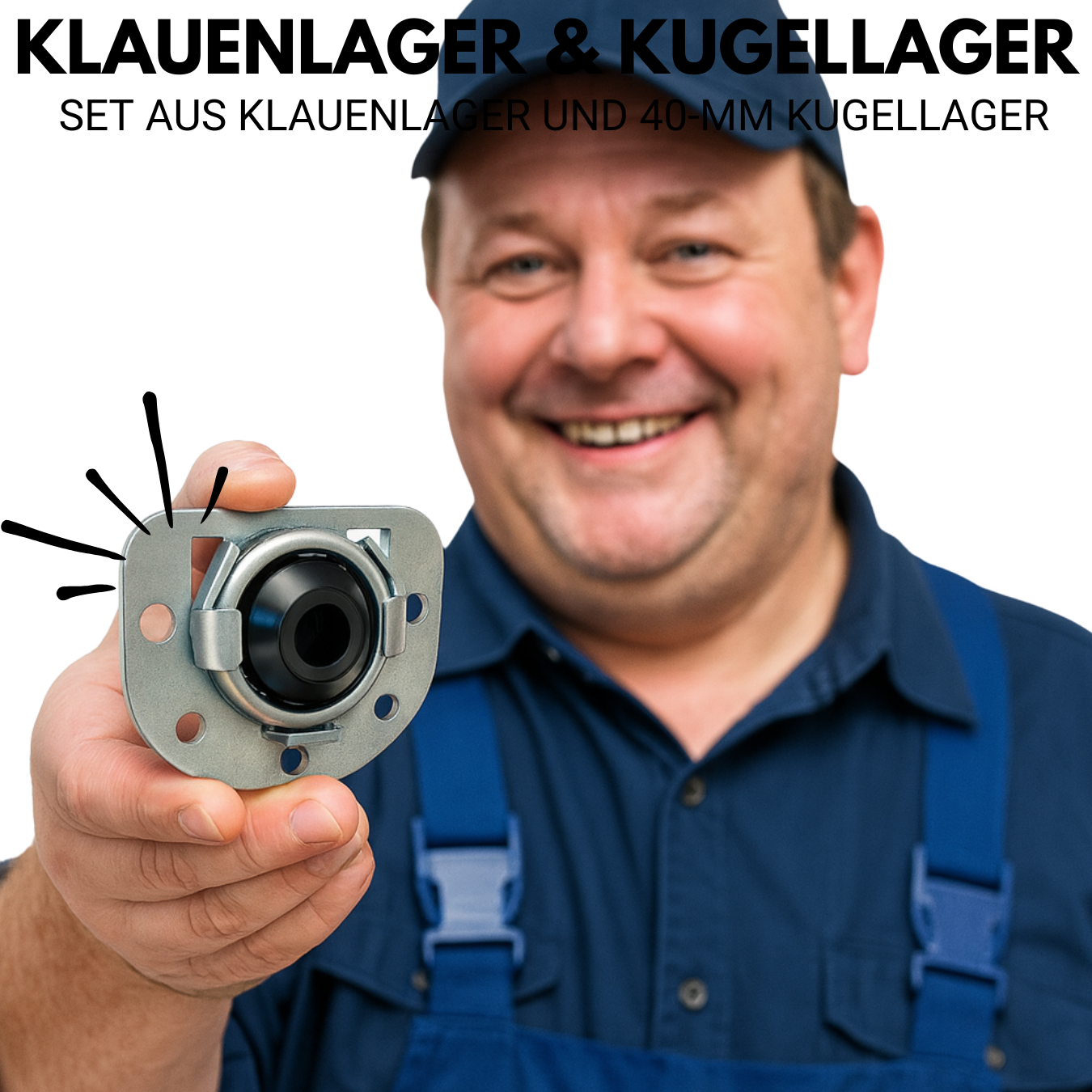 Rolladen Klauenlager und Kugellager SET