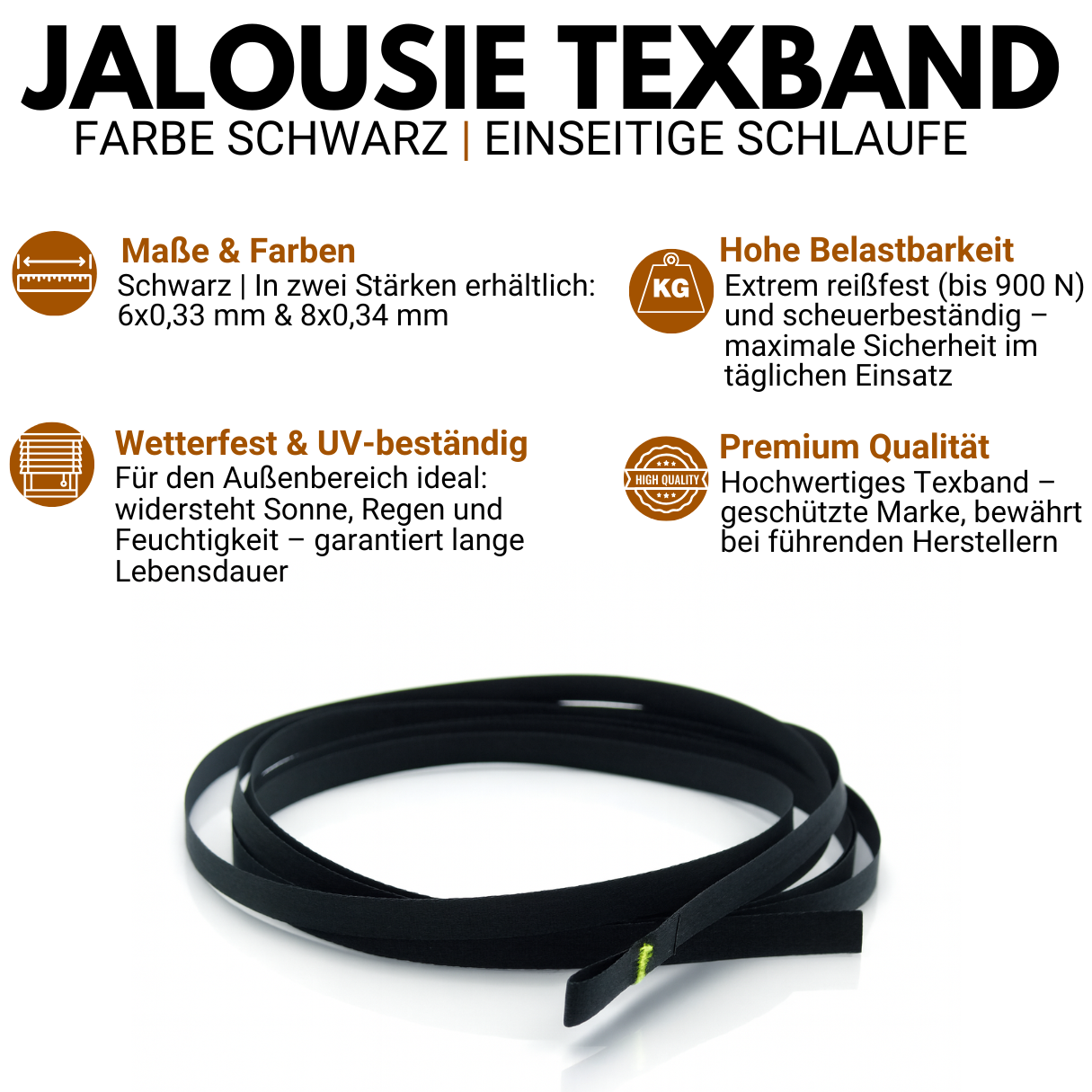 JalousieTexband Eigenschaften
